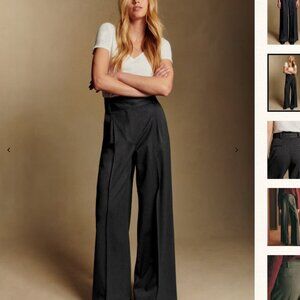 Sezane Aldo Trousers in Mottled Grey - Size 34/2